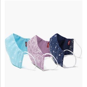 Levis Cotton 3 Pk Reusable Face Mask Genuine